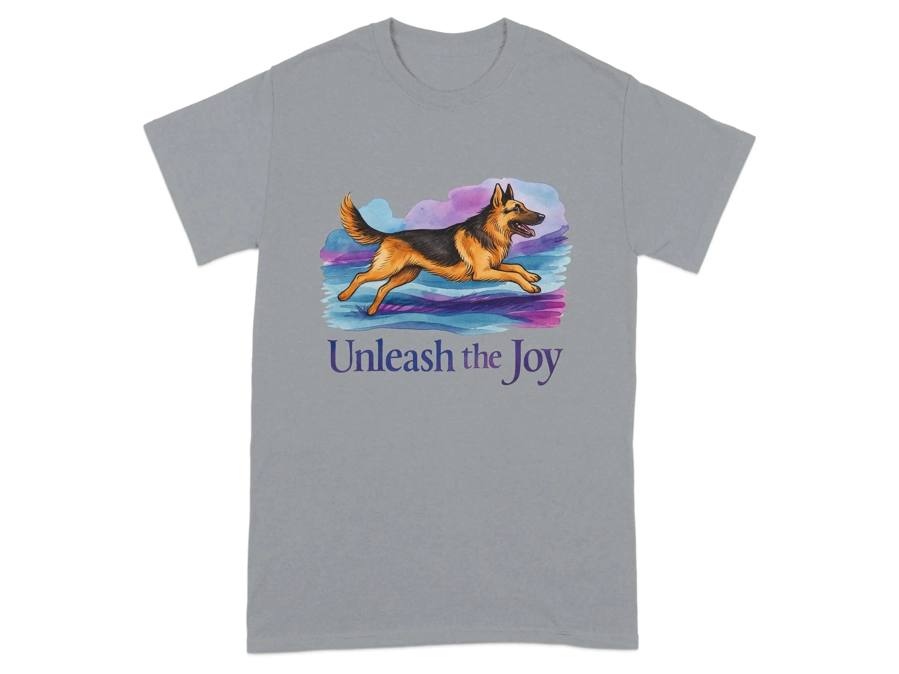 Unleash the Joy with a German Shepherd Watercolor T-Shirts T-shirt