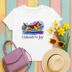 Unleash the Joy with a German Shepherd Watercolor T-Shirts White T-shirt