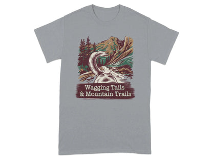 Wagging Tails and Mountain Trails T-Shirts Gravel T-shirt