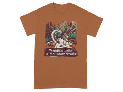 Wagging Tails and Mountain Trails T-Shirts Texas Orange T-shirt