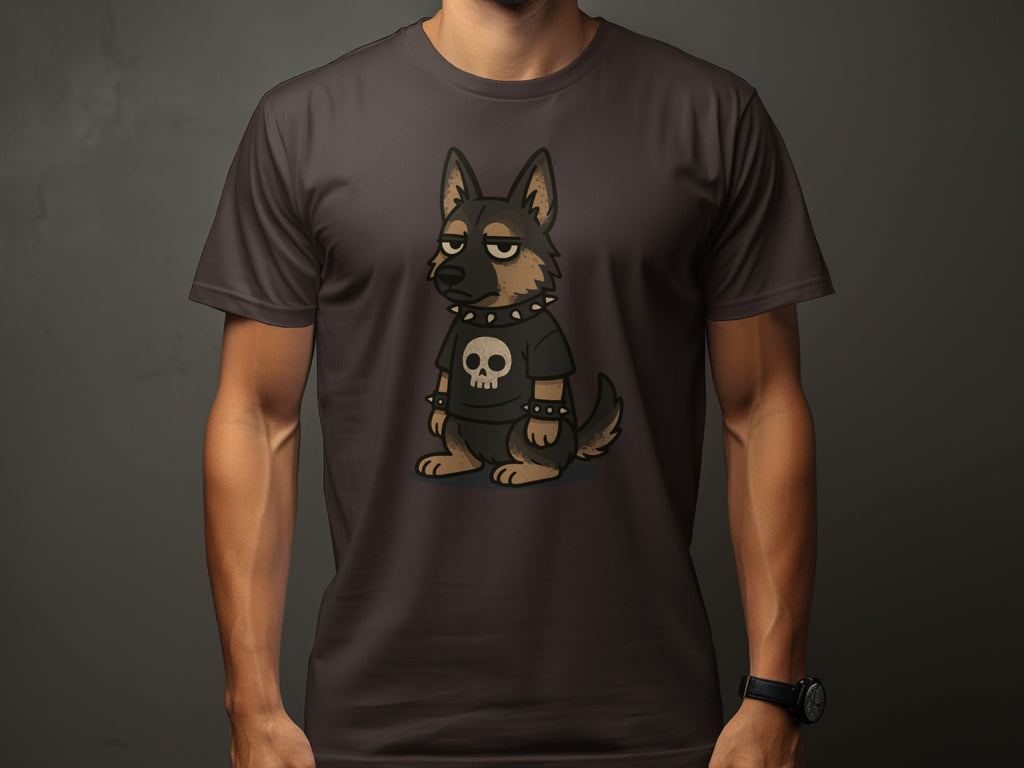 Cool Dog Wearing Skull Shirt Graphic T-shirt product