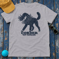Corded Not Tangled Poodle T-Shirt in Athletic Heather