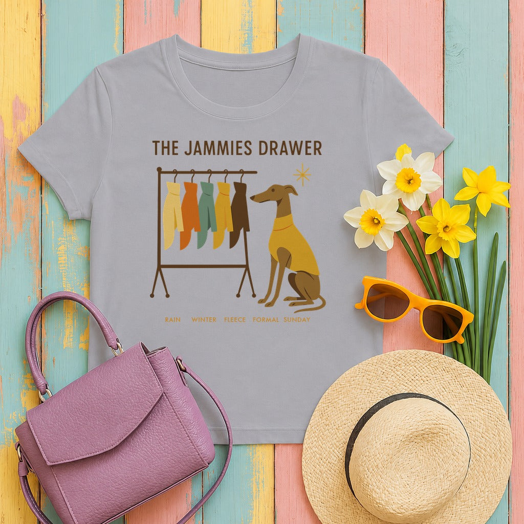 Greyhound The Jammies Drawer Tee in Athletic Heather
