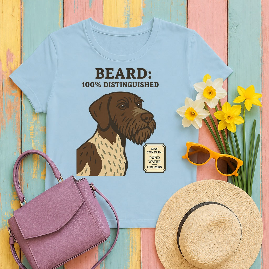 GWP Beard 100% Distinguished Tee in Light Blue