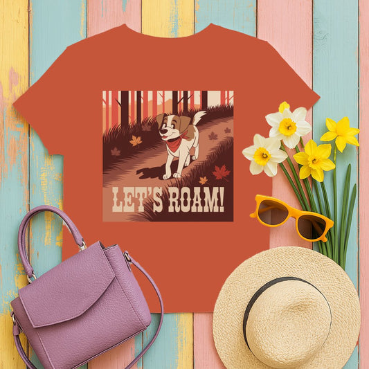 Let's Roam! Forest Dog Walker Tee Shirt product