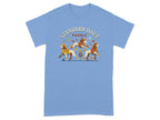 T-shirt with three stylized poodles and "Standard Issue Poodle" text.