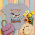 German Shorthaired Pointer Rookie of the Yard T-shirt in Athletic Heather
