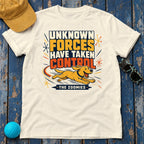 The Zoomies: Unknown Forces Dog T-Shirt in Natural