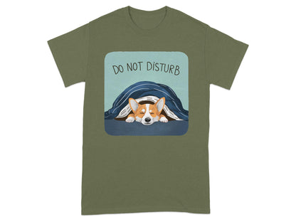 Do Not Disturb Sleeping Corgi T-Shirt product type