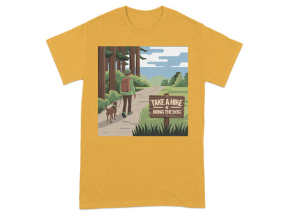 Take a Hike Bring The Dog Hiking Adventure T-Shirt product