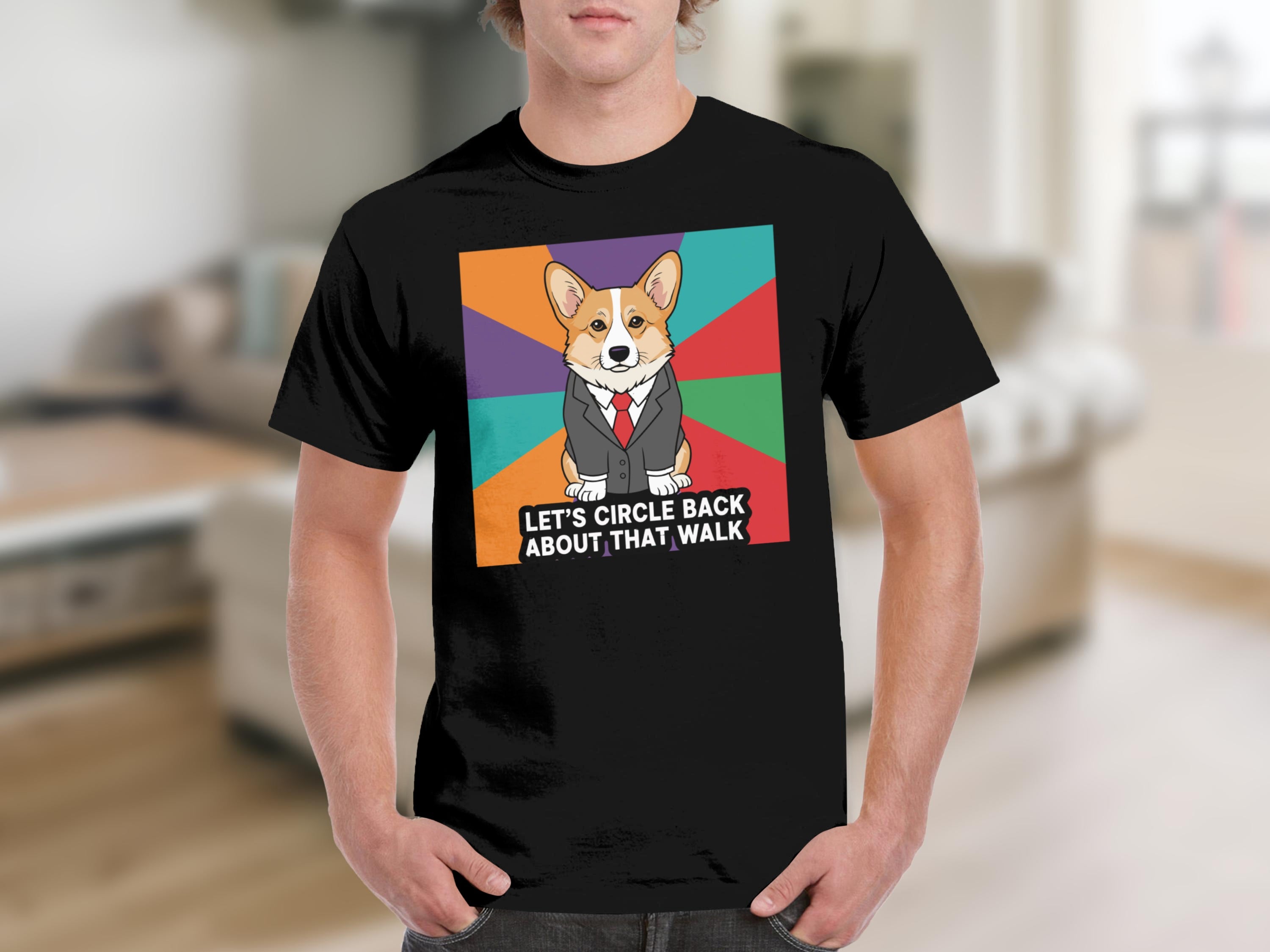 Let's Circle Back About That Walk Dog Graphic T-shirt