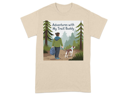 Adventures with My Trail Buddy Graphic T-shirt product