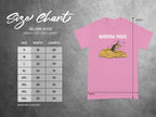 Gildan 5000 size chart for heavy cotton t-shirts with graphic.