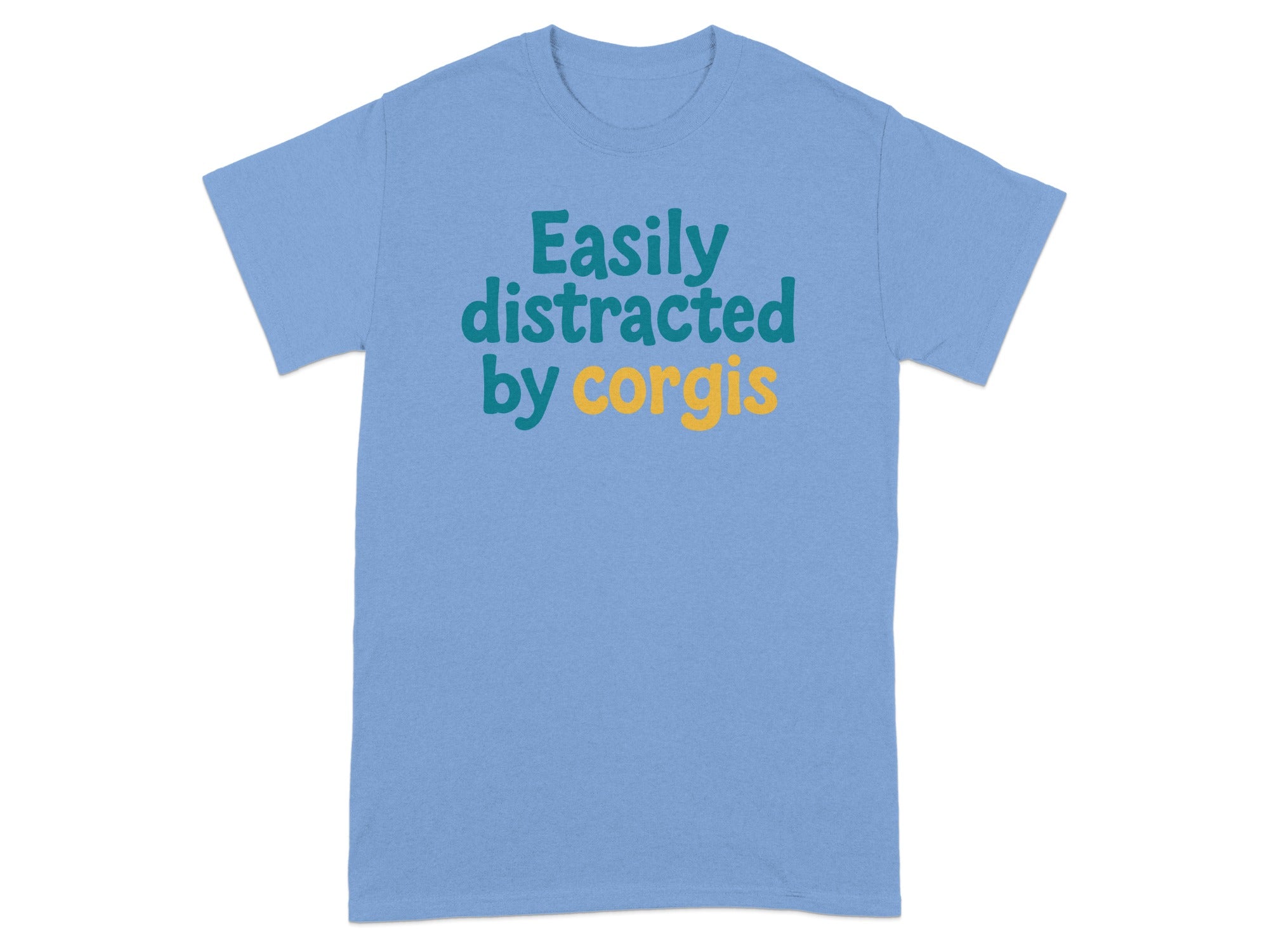 Easily Distracted By Corgis Fun T-shirt