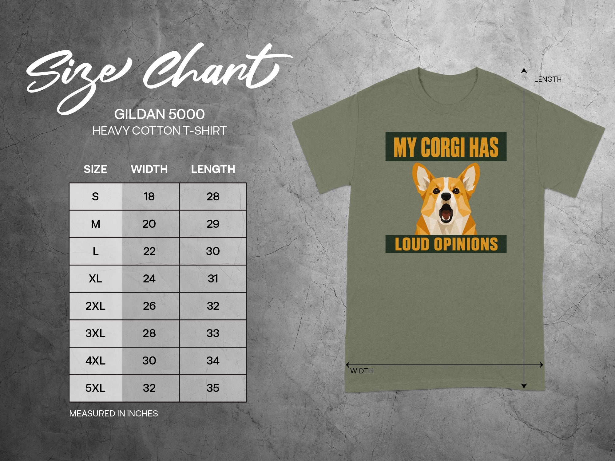 My Corgi Has Loud Opinions T-Shirt