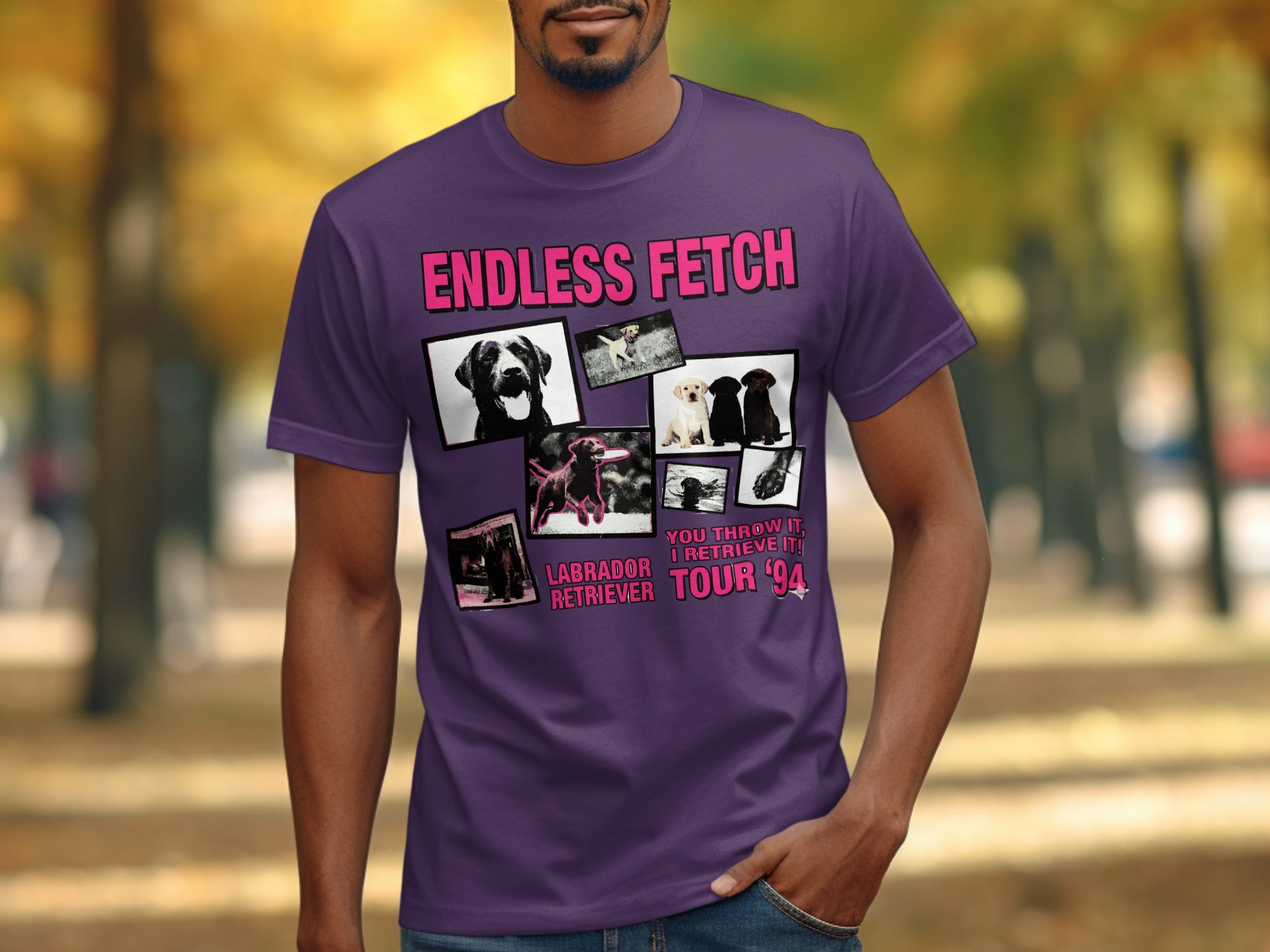 Endless Fetch Labrador Retriever Tour '94 T-shirt