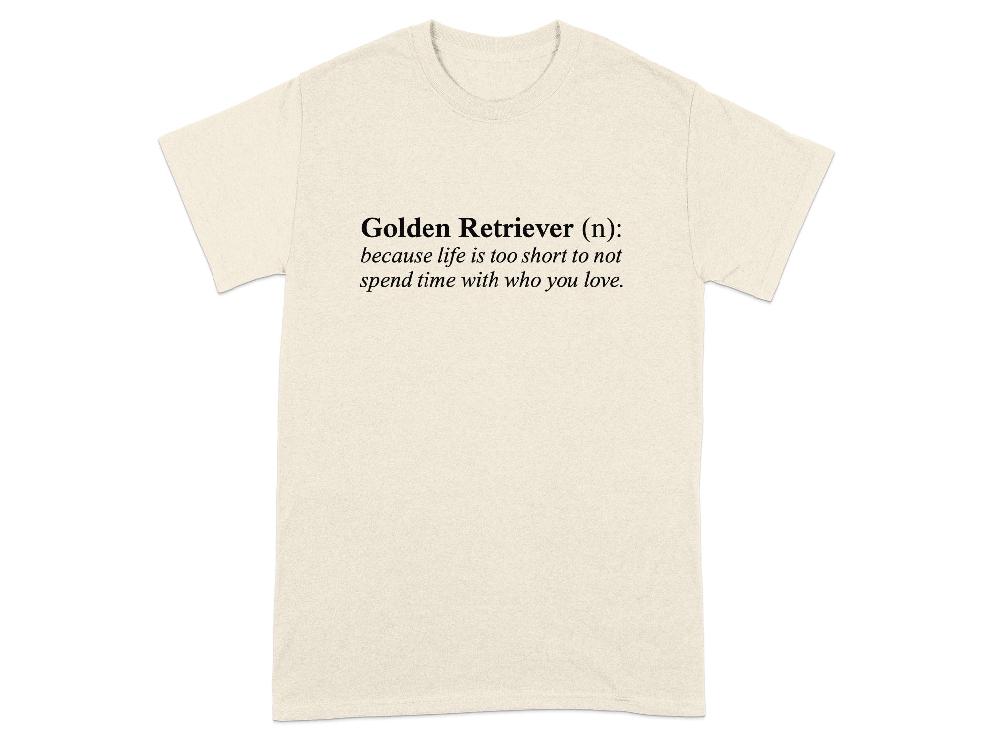 Golden Retriever Definition Quote T-Shirt