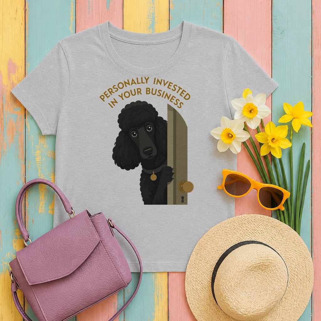 Personally Invested Poodle t-shirt