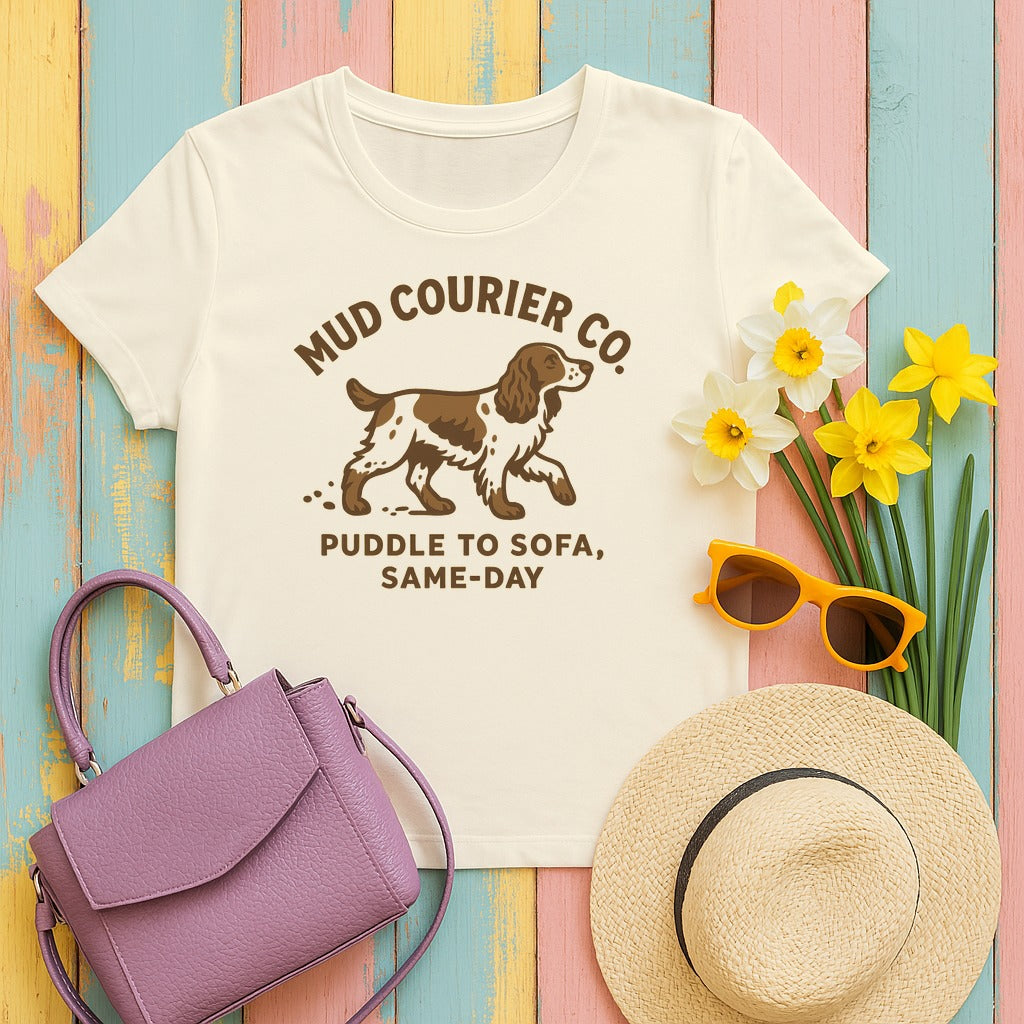 Springer Mud Courier Tee in Natural