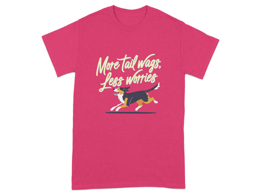 More Tail Wags Less Worries Graphic T-Shirt product type