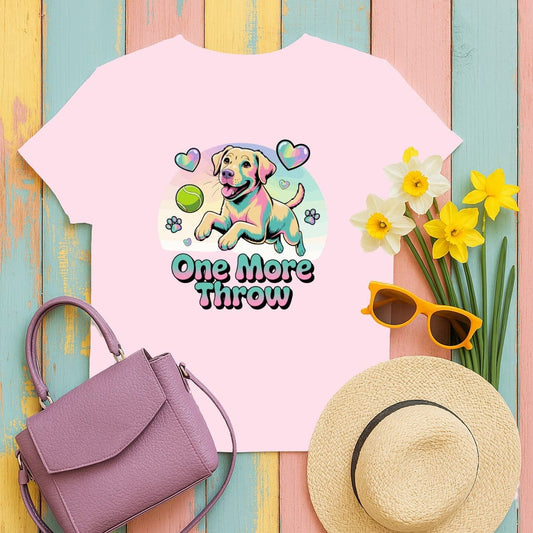 One More Throw Labrador Puppy Graphic Tee product