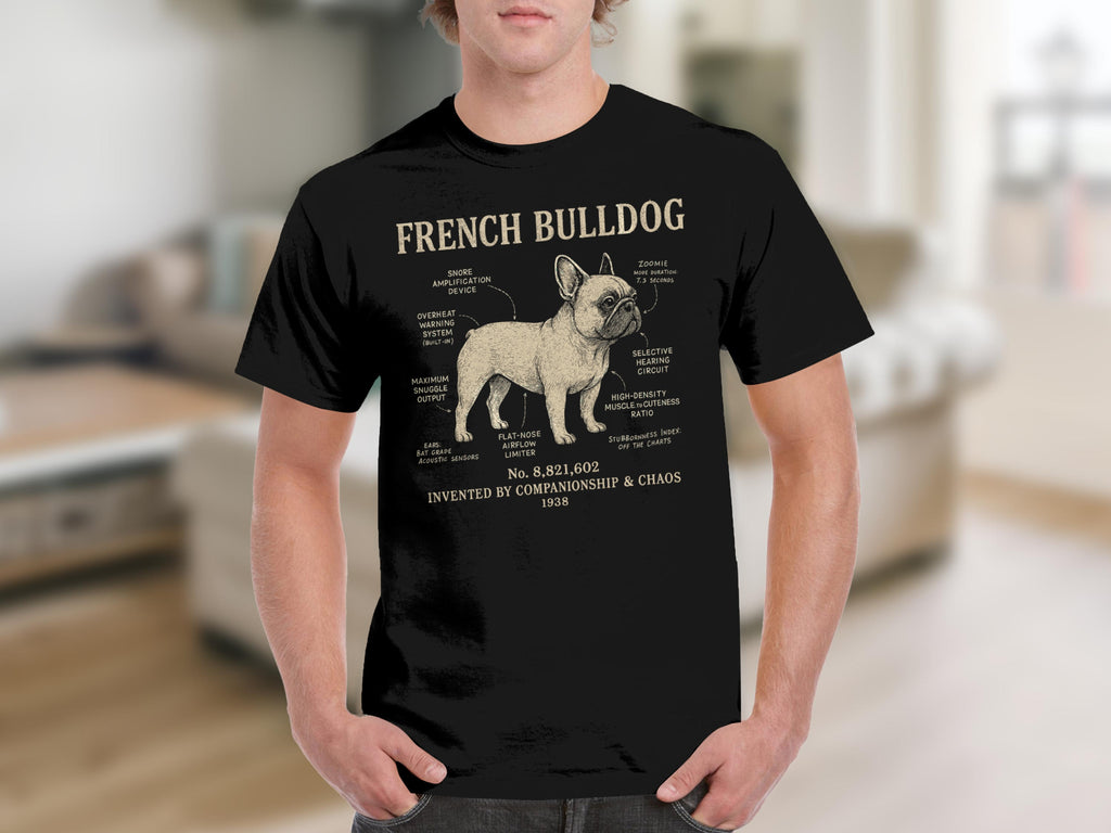 French Bulldog Invented By Companionship And Chaos Shirt