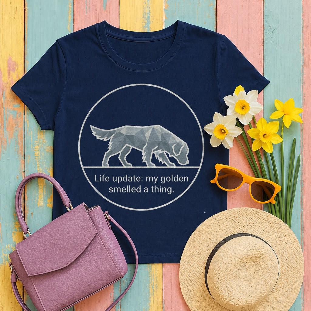 Golden Update: Smelled A Thing T-Shirt in Navy