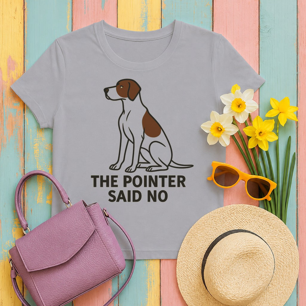 Pointer Said No T-shirt in Athletic Heather