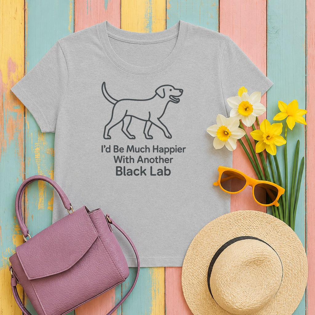 Labrador Retriever — Another Black Lab Please Graphic T-Shirt in Sport Grey