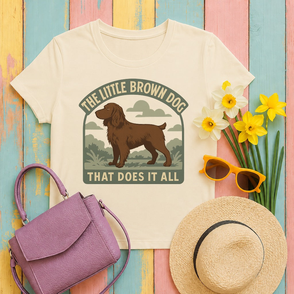 Boykin Spaniel Little Brown Dog That Does It All T-shirt