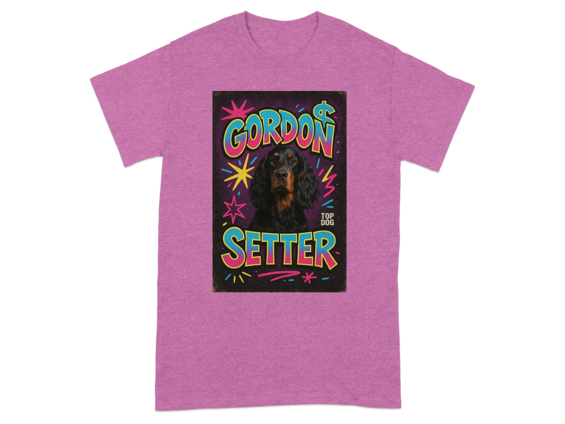 Gordon Setter Top Dog Colorful Graphic Tee product
