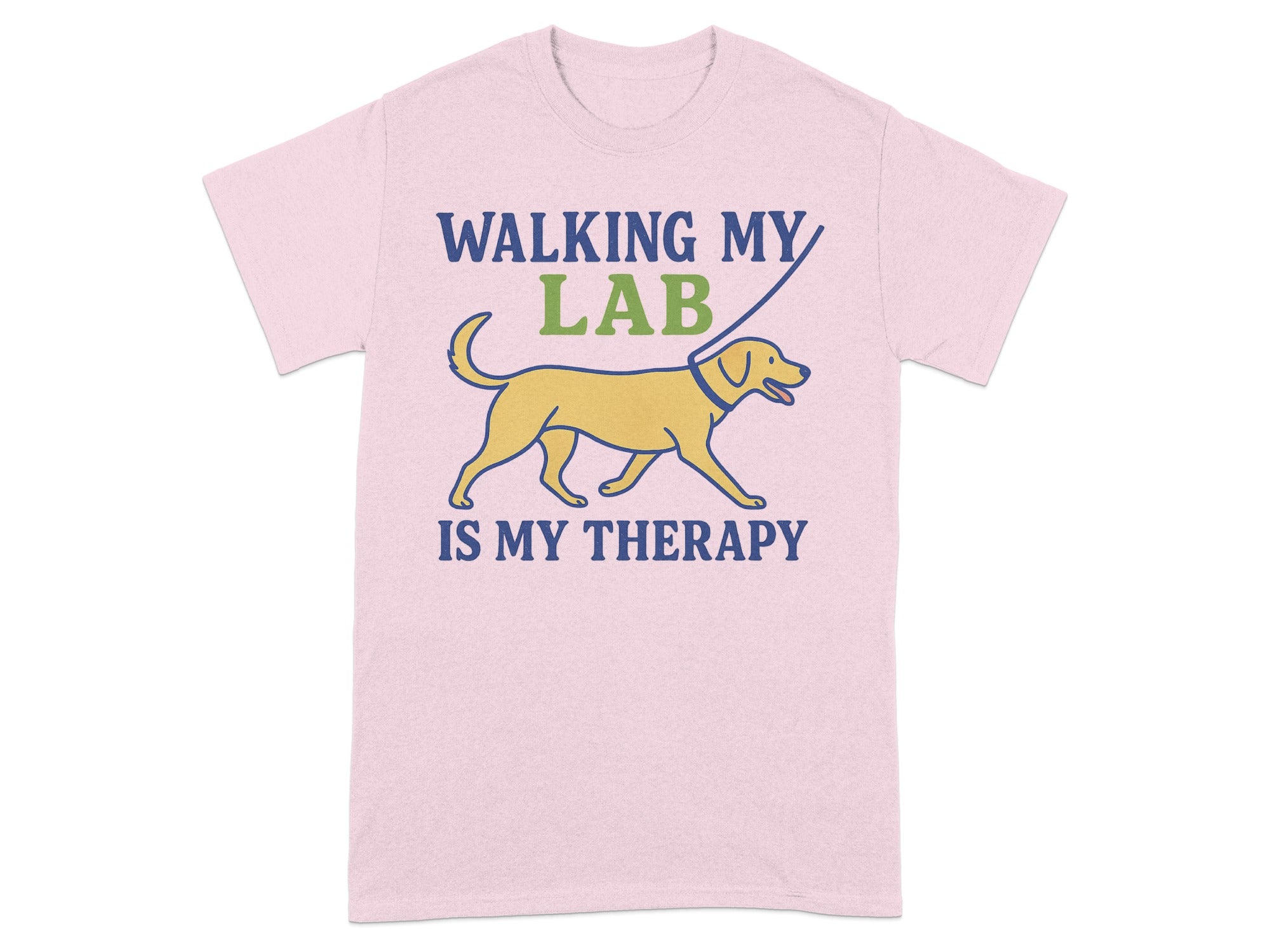 Walking My Lab Is My Therapy Graphic Tee