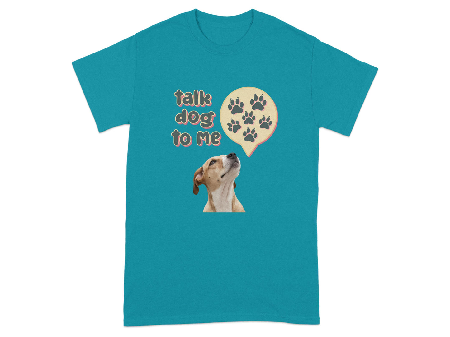 Talk Dog to Me with Dog and Paw Prints t-shirt product