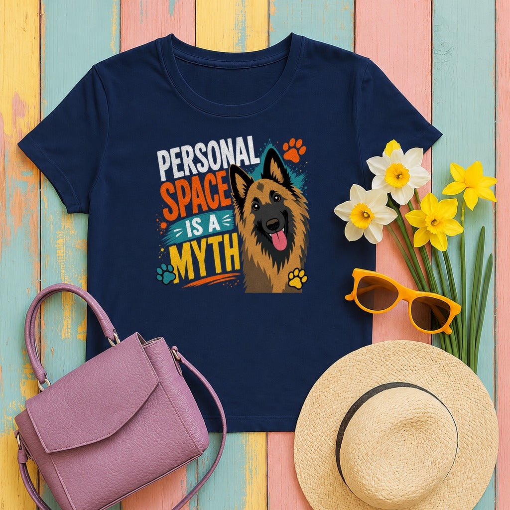 Personal Space Is A Myth Tervuren T-shirt in Navy