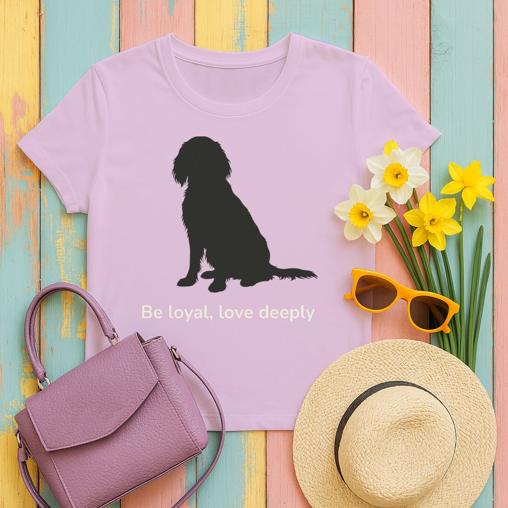 Gordon Setter Loyal T-Shirt in Orchid