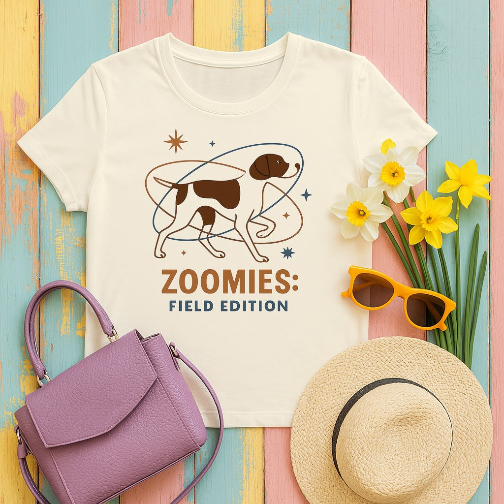 Pointer Zoomies T-shirt in Natural