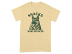 Snacks Make Me Nicer Graphic T-Shirt