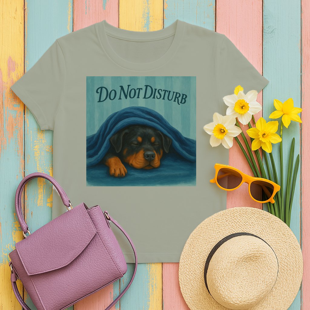 Do Not Disturb Sleeping Dog Graphic T-Shirt product type