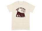 T-shirt with brown dog graphic and text "TRUST THE NOSE"