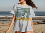 White t-shirt with German Shepherd graphic and text reading "German Shepherd Days Are The Best Days".