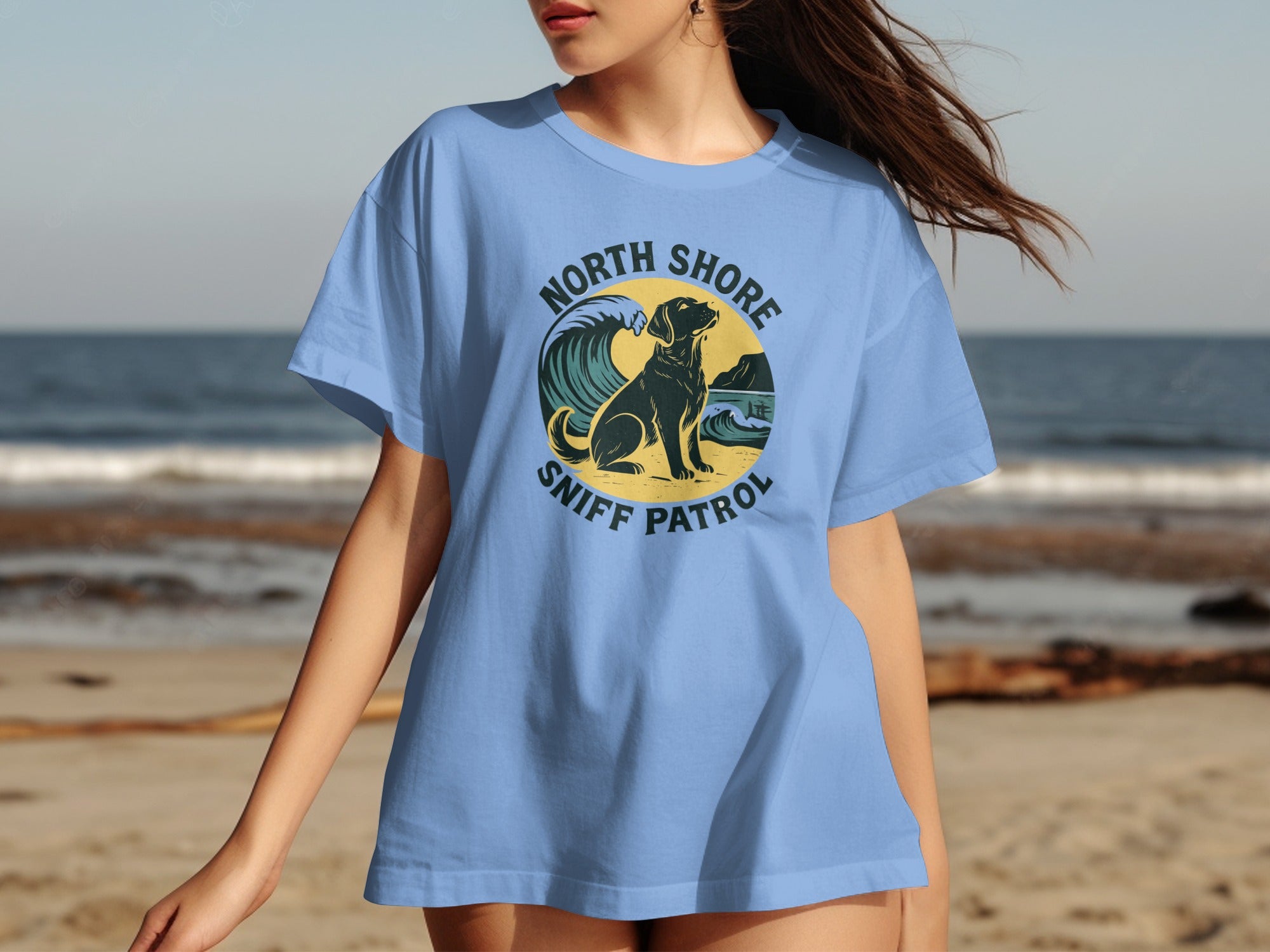 North Shore Sniff Patrol Graphic Tee Shirt