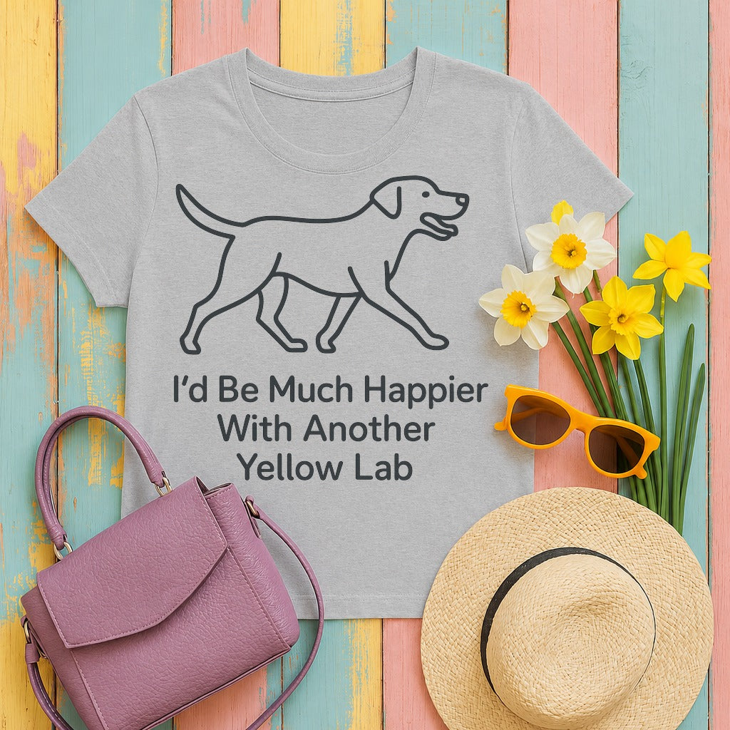 w4hero yellow-lab-happiness-graphic-t-shirt tee flat lay hero v8