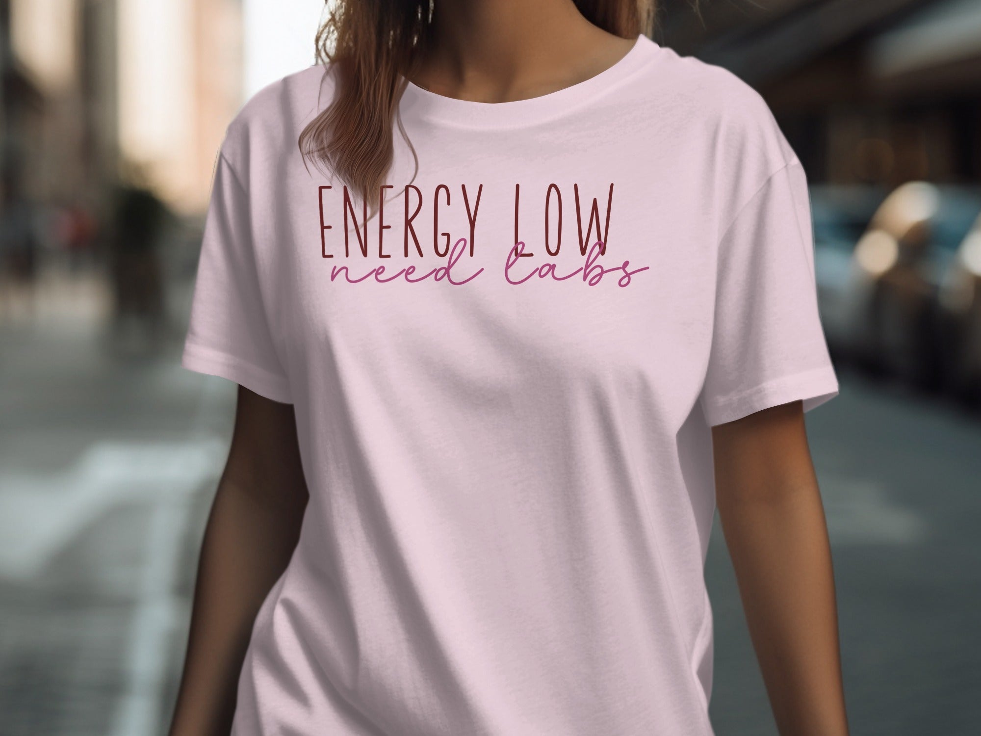 Energy Low Need Cabs Shirt Fun Graphic Print Tee
