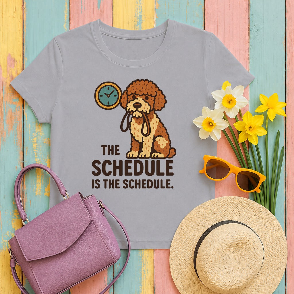 Lagotto The Schedule Is The Schedule Tee in Athletic Heather