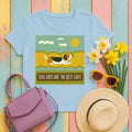 Dog Days Relaxing Beagle T-Shirt in Light Blue