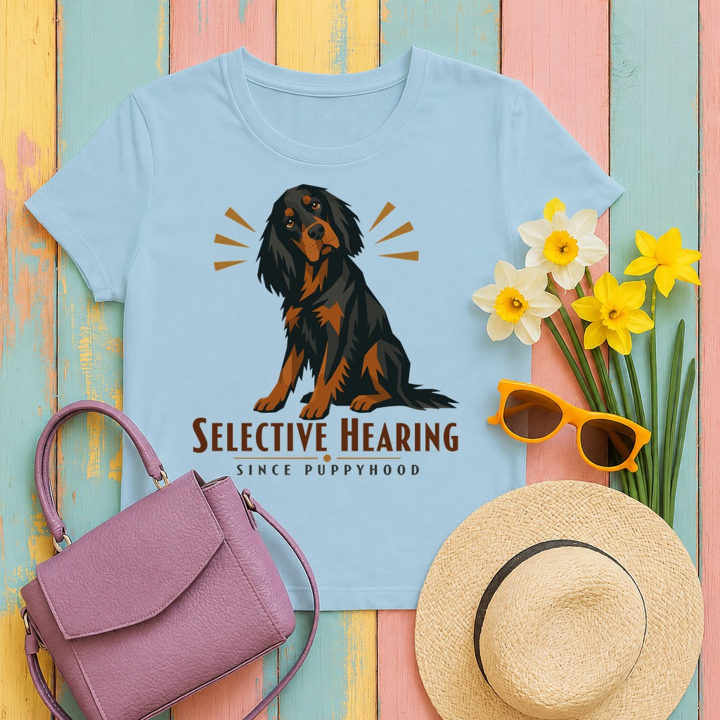 Selective Hearing Gordon Setter T-Shirt in Light Blue