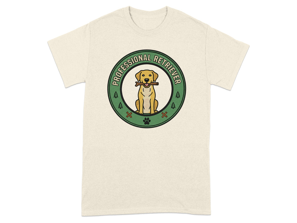 Professional Retriever Dog Graphic T-shirt
