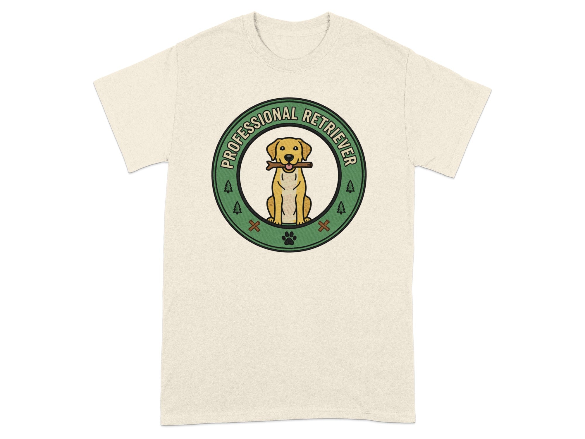 Professional Retriever Dog Graphic T-shirt