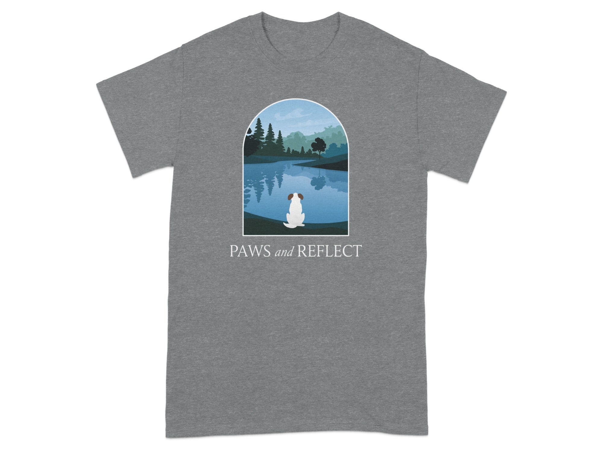 Paws and Reflect Scenic Graphic T-Shirt