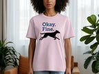 Okay Fine Dog Silhouette Graphic T-shirt Product
